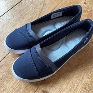 KEDS Carmel Twill Navy Blue Slip On Sneakers // Size 5